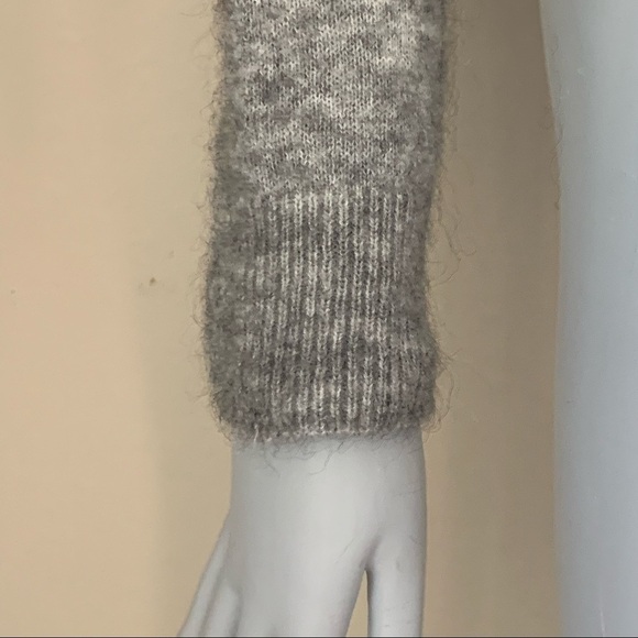 & OTHER STORIES Mohair Wool Blend Crewneck Sweater Gray XS - Picture 5 of 14